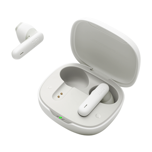 JBL Wave Flex 2, baltos - Belaidės ausinės