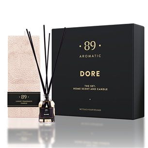 Namų kvapo ir palmių vaško žvakės rinkinys  Aromatic 89, Dore (Elite)    Prekė-4779044091973 4779044091973