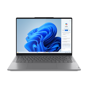 Lenovo Yoga Pro 7 14IMH9, 14,5'', 120 Hz, 2,8K, OLED, Ultra 7, 32 GB, 1 TB, RTX 4050, ENG, pilkas – Nešiojamas kompiuteris 83E200CPLT