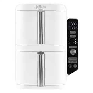 Ninja SL400EU Double Stack XL, 9,5 l, 2470 W, balta - Karšto oro gruzdintuvė SL400EUWH