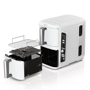 Ninja SL400EU Double Stack XL, 9,5 l, 2470 W, balta - Karšto oro gruzdintuvė