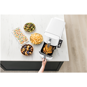 Ninja SL400EU Double Stack XL, 9,5 l, 2470 W, balta - Karšto oro gruzdintuvė