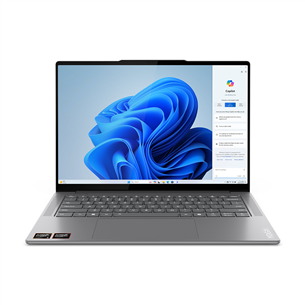 Lenovo Yoga Pro 7 14ASP9, 14,5 colių, 120 Hz, WQXGA+, OLED, Ryzen AI 9, 32 GB, 1 TB, Copilot+, ENG, pilkas – Nešiojamas kompiuteris 83HN0024LT