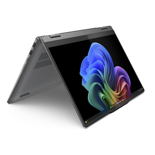 Lenovo IdeaPad 5 2-in-1 14Q8X9, 14'', OLED, X Plus, 16 GB, 512 GB, Copilot+, ENG, pilkas – Nešiojamas kompiuteris