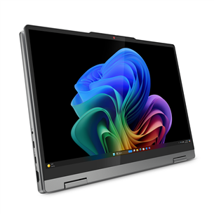 Lenovo IdeaPad 5 2-in-1 14Q8X9, 14'', OLED, X Plus, 16 GB, 512 GB, Copilot+, ENG, pilkas – Nešiojamas kompiuteris