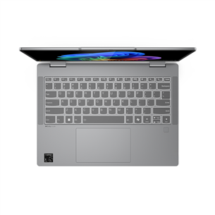 Lenovo IdeaPad 5 2-in-1 14Q8X9, 14'', OLED, X Plus, 16 GB, 512 GB, Copilot+, ENG, pilkas – Nešiojamas kompiuteris