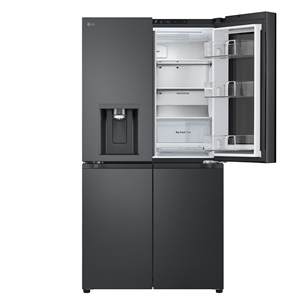 SBS-Šaldytuvas  LG, NoFrost, 638 L, aukštis 180 cm, juodas   Prekė-GMG960EVEE.AEVQEUR