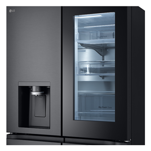 SBS-Šaldytuvas  LG, NoFrost, 638 L, aukštis 180 cm, juodas   Prekė-GMG960EVEE.AEVQEUR