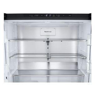 SBS-Šaldytuvas  LG, NoFrost, 638 L, aukštis 180 cm, juodas   Prekė-GMG960EVEE.AEVQEUR