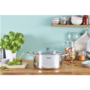 Tefal Cook Eat, 16/20/24 cm, 7 vnt. - Puodų ir keptuvių rinkinys