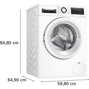 Bosch, 4 serija, 9 kg/ 5 kg, gylis 59 cm, 1400 aps./min. - Skalbimo mašina