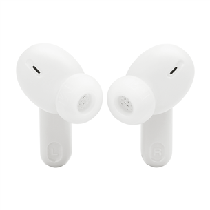 JBL Tune Beam 2, baltos - Belaidės ausinės