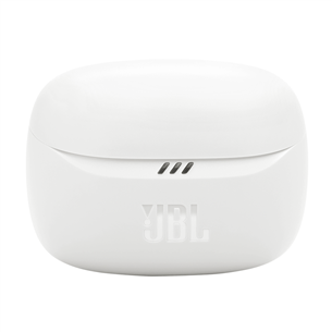 JBL Tune Beam 2, baltos - Belaidės ausinės