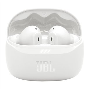 JBL Tune Beam 2, baltos - Belaidės ausinės