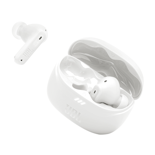 JBL Tune Beam 2, baltos - Belaidės ausinės