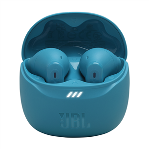 JBL Tune Flex 2, turkio spalvos - Belaidės ausinės