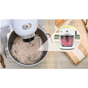 Virtuvinis kombainas Bosch, Series 6, 1600 W, baltas Prekė-MUMS6EW00