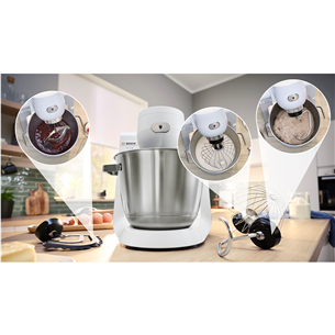 Virtuvinis kombainas Bosch, Series 6, 1600 W, baltas Prekė-MUMS6EW00