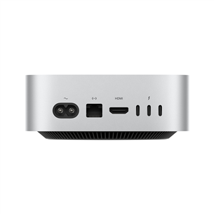 Apple Mac Mini (2024) M4 10C/10C, ​​24 GB, 512 GB, silver – Kompiuteris