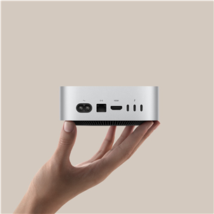 Apple Mac Mini (2024) M4 10C/10C, ​​24 GB, 512 GB, silver – Kompiuteris