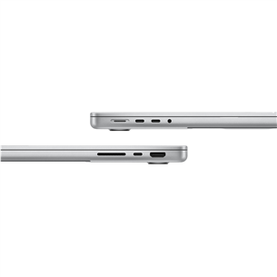 Apple MacBook Pro 14 (2024) M4 Pro, 12C/16C, 24 GB, 512 GB, ENG, silver - Nešiojamas kompiuteris
