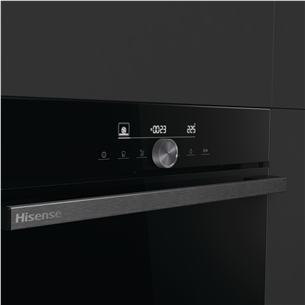 Hisense, 77 л, черный - Интегрируемый духовой шкаф