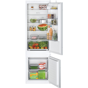 Bosch, Series 2, 270 L, aukštis 178 cm - Įmontuojamas šaldytuvas KIV87NSE0