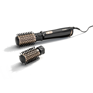BaByliss Big Hair Dual 1000, 1000 W, juodos/aukso spalvos - Plaukų formavimo šukos AS962E