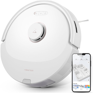 Roborock Q8 Max, сухая и влажная уборка, белый - Робот-пылесос PR000133037