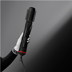 Rowenta x Karl Lagerfeld Brush Activ', 1000 W, juodos/raudonos - Plaukų formavimo šukos