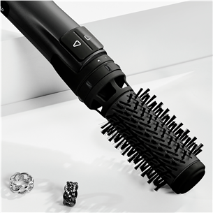 Rowenta x Karl Lagerfeld Brush Activ', 1000 W, juodos/raudonos - Plaukų formavimo šukos