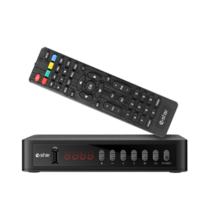 eSTAR STB T2 618, juodas - DVBT imtuvas T2618HD