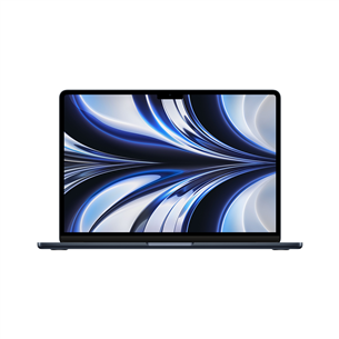 Apple MacBook Air 13" (2024), M3 8C/10C, 24 GB, 512 GB, SWE, midnight - Nešiojamas kompiuteris MC8Q4KS/A