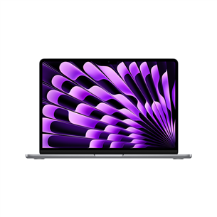 Apple MacBook Air 13'' (2024), M3 8C/10C, 24 GB, 512 GB, SWE, space gray - Nešiojamas kompiuteris MC8M4KS/A