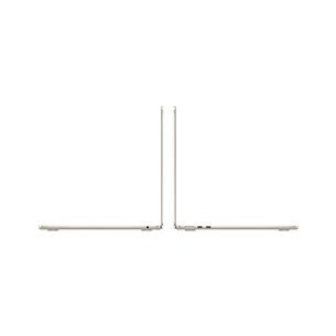 Apple MacBook Air 13'' (2024), M3 8C/8C, 16 GB, 256 GB, SWE, starlight - Nešiojamas kompiuteris