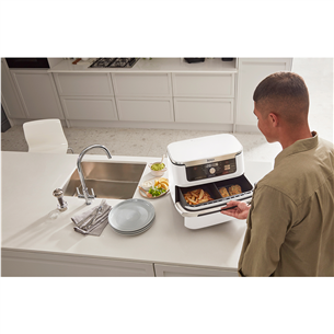 Ninja Foodi FlexDrawer AF500EU, 10.5 l, juoda - Karšto oro gruzdintuvė