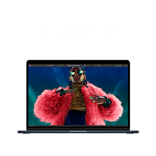 Apple MacBook Air 15'' (2024), M3 8C/10C, 16 GB, 256 GB, ENG, midnight - Notebook Item - MC9G4ZE/A