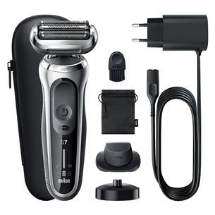 Braun Series 7 71-S4200cs, Wet & Dry, sidabro spalvos/juodas – Barzdaskutė PR000123904