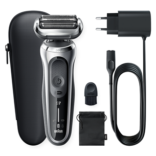Braun 71-S1000s, Wet & Dry, sidabro spalvos – Barzdaskutė PR000124807