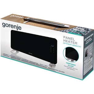Gorenje, 2000 W, juodas - Šildytuvas