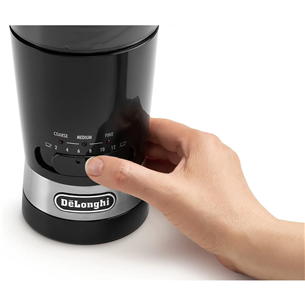 DeLonghi, juodas - Kavos malūnėlis