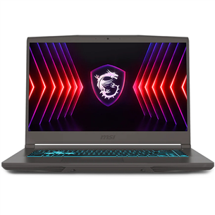 MSI Thin 15, 15,6'', FHD, 144 Hz, i7, 16 GB, 512 GB, RTX 4050, tamsiai pilkas - Nešiojamas kompiuteris THIN15-B13VE-2051NL