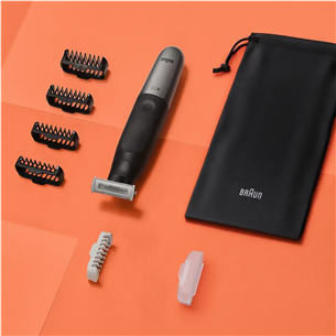 Braun XT5100, veidui ir kūnui, juodas – Hibridinis skustuvas