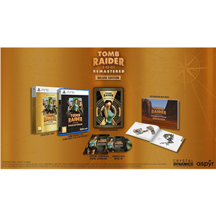 Tomb Raider I-III Remastered Deluxe Edition, PlayStation 5 - Žaidimas
