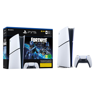 Sony PlayStation 5 Slim + Fortnite Cobalt Star - Žaidimų konsolė Prekė - 711719577195 711719593751