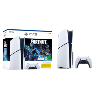 Sony PlayStation 5 Slim + Fortnite Cobalt Star - Žaidimų konsolė Prekė - 711719577195 711719593331