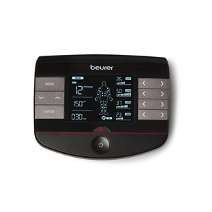 Beurer 4-in-1, šildymo funkcija, juodas – Elektroninis raumenų stimuliatorius TENS/EMS