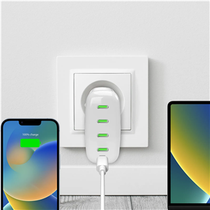 Puro MiniPro Gan Wall Charger, 140 W, baltas - Įkroviklis