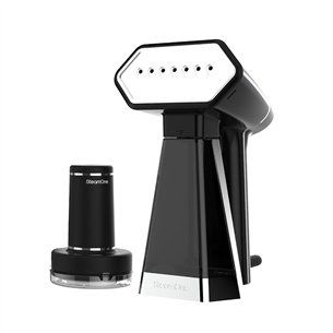 SteamOne, juodas - Nešiojamas garintuvas + Pūkų rinkiklis