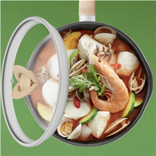 Tefal One pick pot pan, 24 cm, juoda - Keptuvė gruzdinimui
